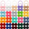 Baby Qearl | Qearl 40 Pieces Pom Pom Hair Ties, 80Pcs Small Pom Ball Elastic Hair Fluffy Ponytail Holders Hair Rubber Band Hair Accessories For Baby Girls Toddlers Infants In Pairs