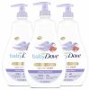 Baby Baby Dove | Baby Dove Calming Moisture Sensitive Skin Night Time Wash, 3 Pack Hypoallergenic And Tear-Free Bath Wash, Scented, Suitable For Newborns, 400 Ml (3X 13.52 Oz)