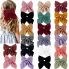 Baby ALinmo | Alinmo 20Pcs 5\" Fable Girls Hair Bows Satin Ribbon Hair Bows Clips Large Bows Alligator Clips Hair Barrettes Hair Accessories For Little Girls Toddlers Teens Kids