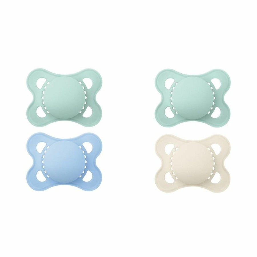 Baby MAM | Mam Original Matte Baby Pacifier, Nipple Shape Helps Promote Healthy Oral Development, Sterilizer Case, Boy And Girl , 0-6 Months (2 Count)