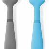 Baby Nearbyme | 2 Pack Baby Diaper Cream Brush, Diaper Cream Spatula Applicator Silicone Baby Butt Paste Spatula For Babies, Newborn (Gray, White)