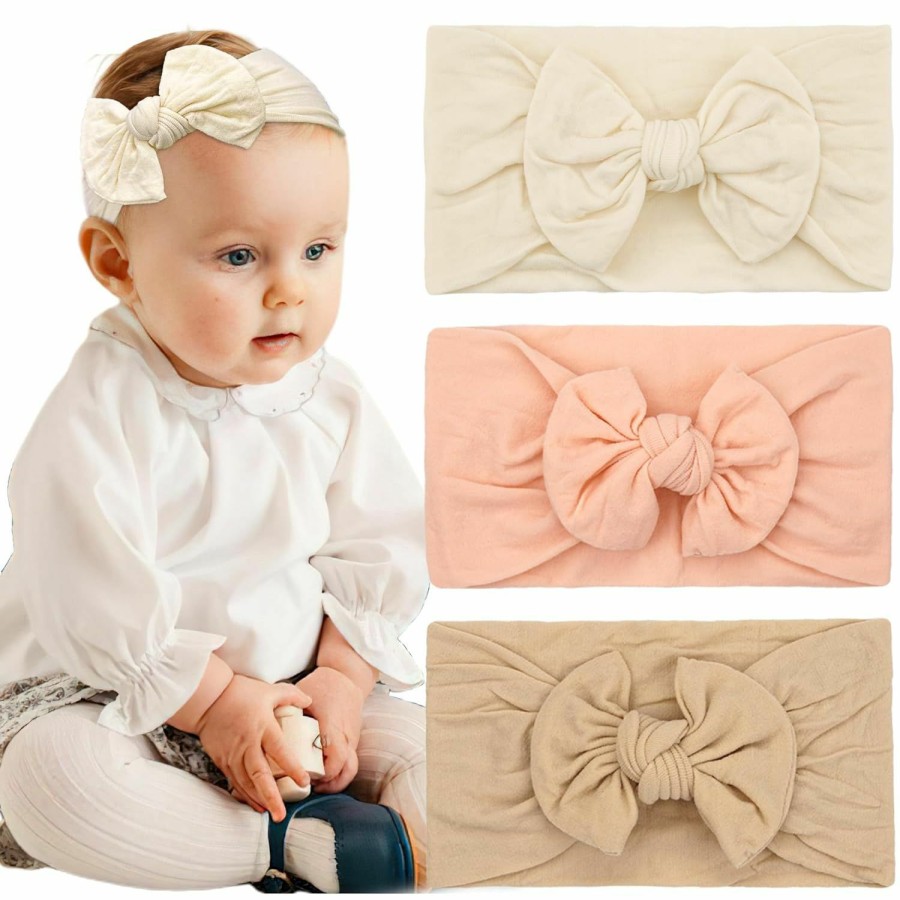 Baby JOYOYO | Joyoyo 16 Colors Soft Wide Turban Baby Headbands With 4.5 Inches Hair Bow Headwraps For Baby Girls Infants Newborn Hair Accessories Toddlers Kids And Children