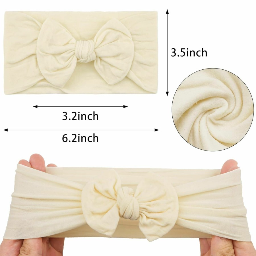 Baby JOYOYO | Joyoyo 16 Colors Soft Wide Turban Baby Headbands With 4.5 Inches Hair Bow Headwraps For Baby Girls Infants Newborn Hair Accessories Toddlers Kids And Children