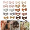 Baby Fancy Clouds | Baby Toddler Girls Hair Ties With Linen Bows,20 Pcs No Damage Elastic Nylon Hair Bands Ponytail Holders,Small Hair Accessories Gifts For Girls Kids Children Thick Thin Hair