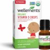 Baby Wellements | Wellements Certified Organic Baby Vitamin D Drops | Liquid Vitamin D3 Supplement For Infants & Toddlers, 1 Drop A Day, Promotes Healthy Growth, Bone Development* | 0.15 Fl Oz