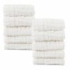 Baby MUKIN | Mukin Baby Washcloths - Natural Cotton Baby Wipes - Soft Newborn Baby Face Towel For Sensitive Skin- Baby Registry As Shower, 10 Pack 12X12 Inches (White)