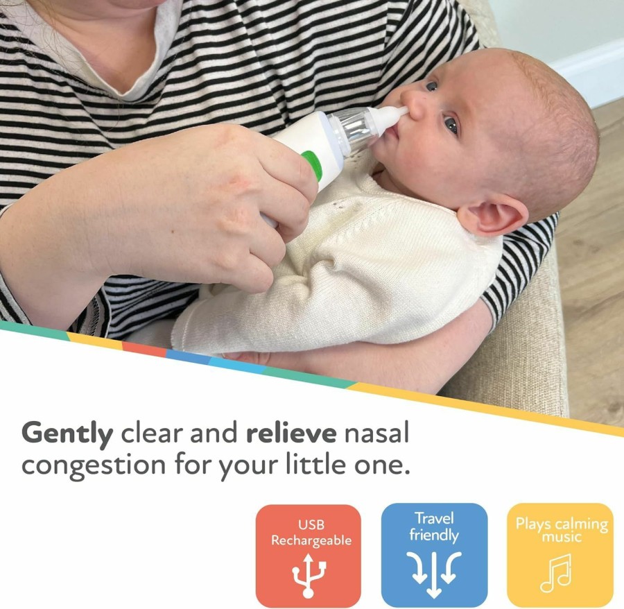 Baby Dr. Talbot's | Dr. Talbot'S Nasal Aspirator For Babies - Bpa-Free Silicone - With Storage Case - Clear