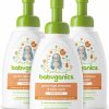 Baby Babyganics | Babyganics Baby Shampoo + Body Wash Pump Bottle, Orange Blossom, Non-Allergenic And Tear-Free, 16 Fl Oz (Pack Of 3), Packaging May Vary