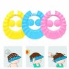 Baby SUNTRADE | Suntrade 3Pcs Cute Kids Adjustable Shampoo Bath Bathing Shower Cap Hat Wash Hair Shield