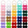 Baby choicbaby | 40Pcs Pom Baby Hair Ties, Girls Hair Accessories Small Pom Pom Ball Elastic Hair Fluffy Ponytail Holders Hair Rubber Band For Baby Girls Toddlers Infants