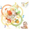 Baby Orzbow | Orzbow Sensory Teething Toys For Babies, Baby Montessori Toys 3-6-12-18 Months, Infant Teethers Relief Chew Toys, Silicone Baby Rattle Toys - Early Development Toy For Toddlers, Bpa Free, Yellow