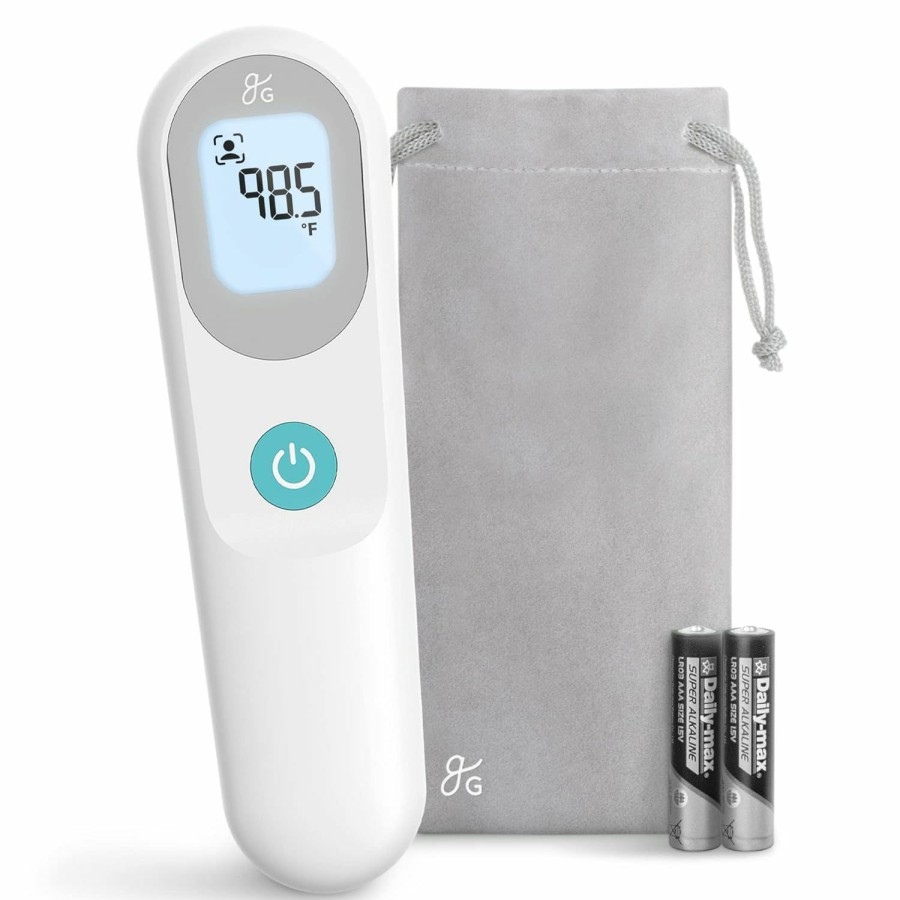 Baby Greater Goods | Greater Goods Digital Infrared Thermometer, Forehead Thermometer For Kids And Adults With Backlit Display, Designed In St. Louis, Blush Pink