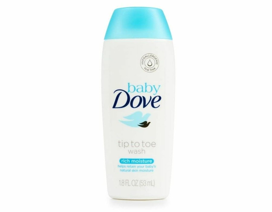 Baby Dove | Baby Dove Body Wash Tip To Toe Sensitive Moisture 1.8 Oz Travel Size (Pack Of 3)