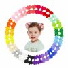 Baby VIPPLUS | 40Pcs 2 Inch Baby Hair Bows Clips, Tiny Grosgrain Hair Ribbon Toddler Hair Bows With Alligator Hair Clips For Baby Girls Toddlers Infants Fine Hair Teens Kids Children Hair Accessories