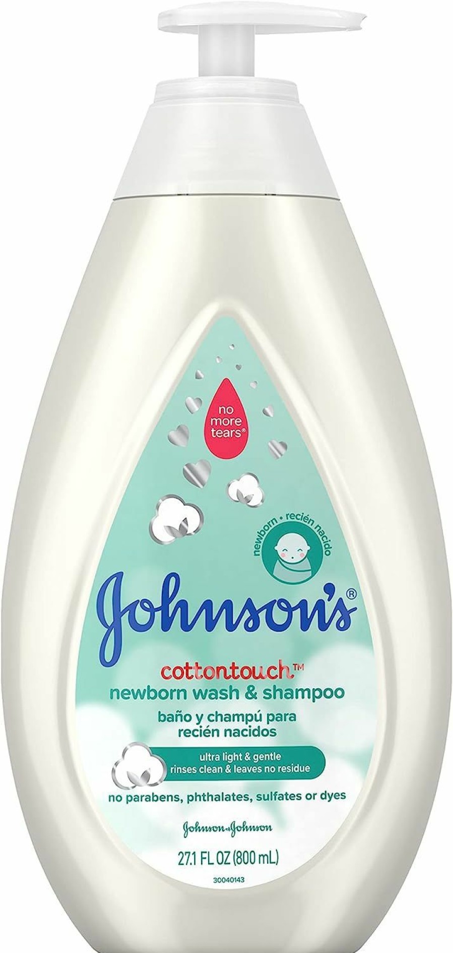 Baby Johnson's Baby | Johnson'S Baby Cottontouch Newborn Baby Wash & Shampoo With No More Tears, 27.1 Fl Oz