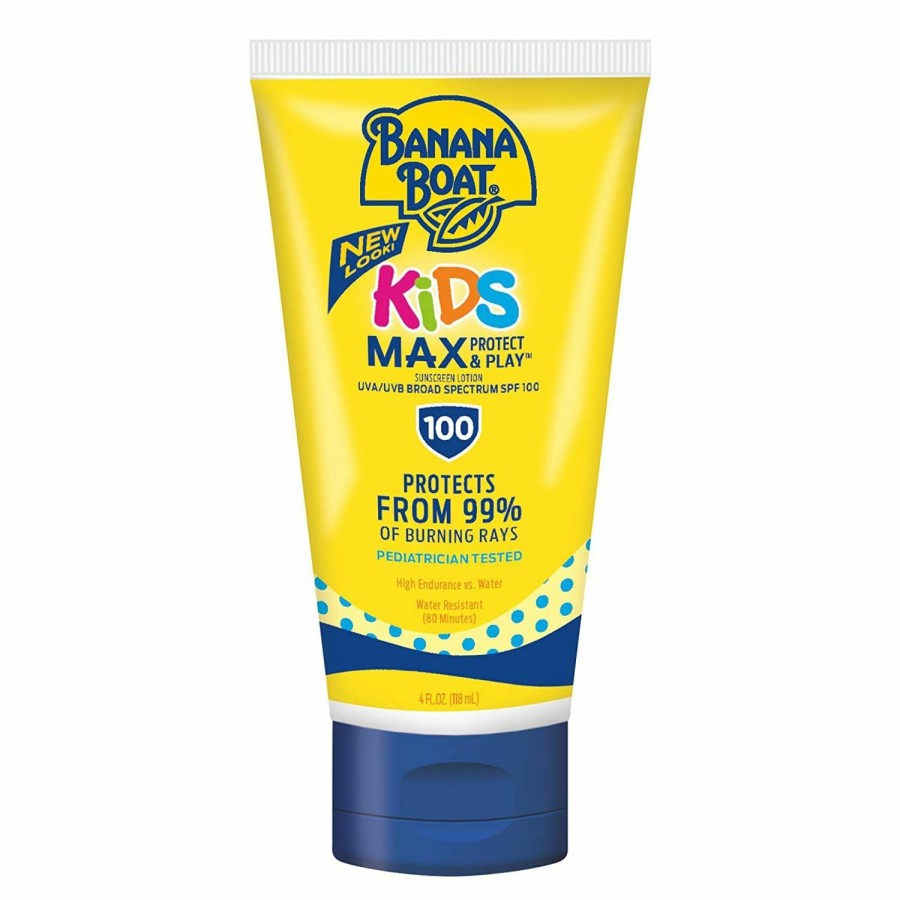 Baby Banana Boat | Banana Boat Kids Max Protect & Play Broad Spectrum Sunscreen Spf 100 4 Oz