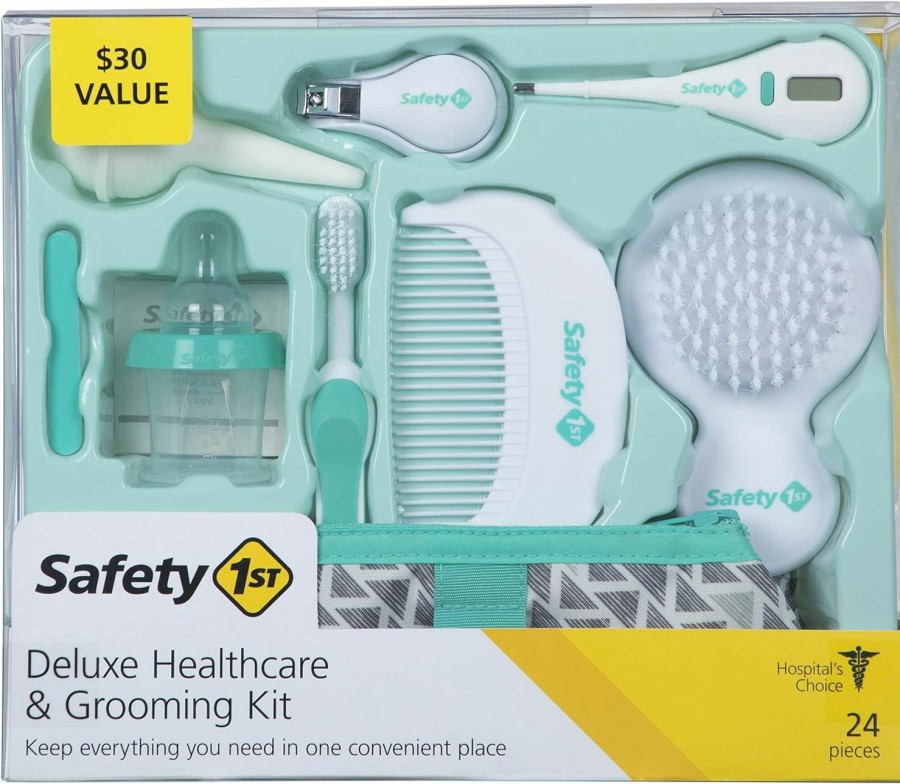 Baby Safety 1st | Safety 1St Deluxe 25-Piece Baby Healthcare And Grooming Kit (Arctic Blue)