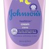 Baby Johnson's Baby | Johnson'S Baby Bedtime Moisturizing Body Cream, Relaxing Aromas, Night Time Baby Massage Cream For Dry Skin Relief, Hypoallergenic, No Parabens, Phthalates Or Dyes, 8 Fl. Oz