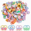 Baby LIUCHENLIIVY | 70Pcs Cute Small Baby Hair Ties - Colorful Hair Accessories Ponytail Holders Elastic Hair Rubber Bands Hair Accessories For Baby Girls Toddler Girl