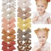 Baby jollybows | 20Pcs Baby Girl Hair Bows Clips Fully Lined Barrettes Hair Accessories For Little Girls Toddler Kids Teens