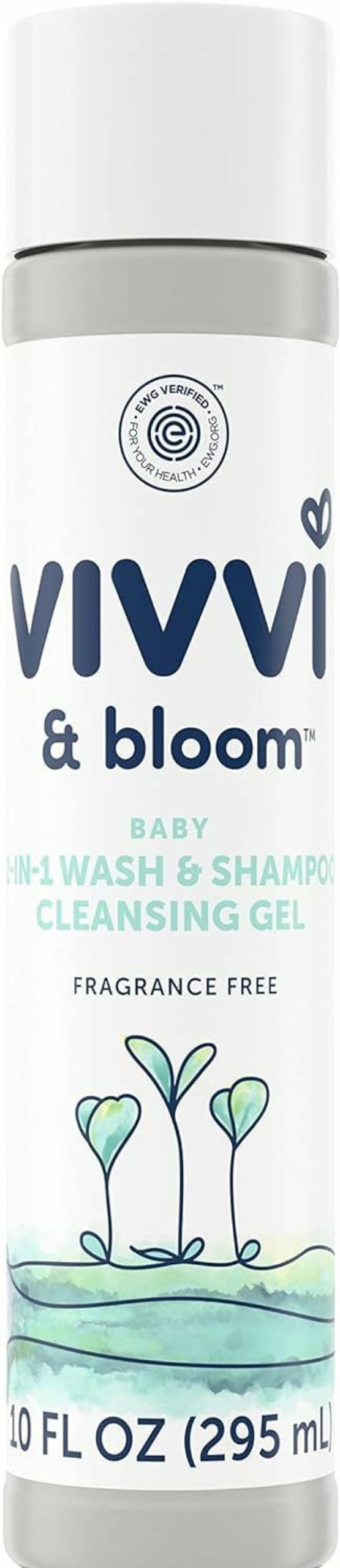 Baby Vivvi & Bloom | Vivvi & Bloom Gentle 2-In-1 Baby Wash & Shampoo Cleansing Gel, Leaves Sensitive Skin Feeling Healthy & Moisturized, Tear-Free, Formulated Without Sulfates, Paraben, And Dyes, 10 Fl. Oz