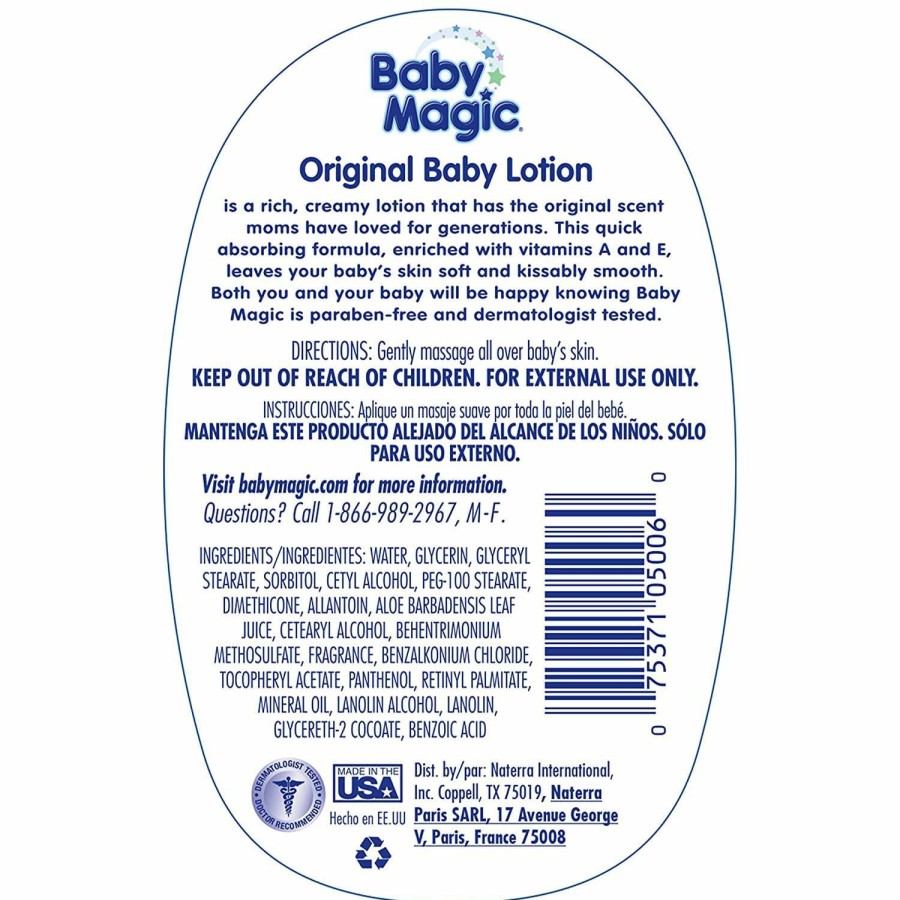 Baby Baby Magic | Baby Magic Baby Lotion Gentle 16.5 Ounce Baby Scent (488Ml) (2 Pack)