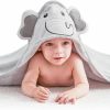 Baby Touchat | Touchat Hooded Baby Towels, Soft And Hypoallergenic Baby Bath Towels With Hood For Toddler Infant Newborn, Large And Absorbent Toddler Towels For Baby Boy Girl (Puppy, 35.1''X35.1'')