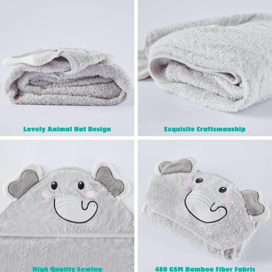 Baby Touchat | Touchat Hooded Baby Towels, Soft And Hypoallergenic Baby Bath Towels With Hood For Toddler Infant Newborn, Large And Absorbent Toddler Towels For Baby Boy Girl (Puppy, 35.1''X35.1'')