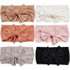 Baby Hjiaruiky | Hjiaruiky Baby Headbands Baby Girls Bows Headband Newborn Bow Handmade Soft Headbands With Bows Hairbands For Infant Toddler Black White Pink