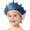 Baby FUNUPUP | Funupup Baby Shower Cap For Kids, Adjustable Toddler Hair Washing Shield Bathing Cap Baby Shower Visor Shampoo Cap (Crown, Pink)