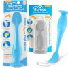 Baby Baby Bum Brush | Bumco Diaper Cream Spatula Home & Travel Set - Bpa-Free Butt Paste Diaper Cream Applicator, Soft Diaper Rash Cream Applicator, Butt Spatula Baby, Mom-Invented Diaper Bag Essentials, 2-Pack