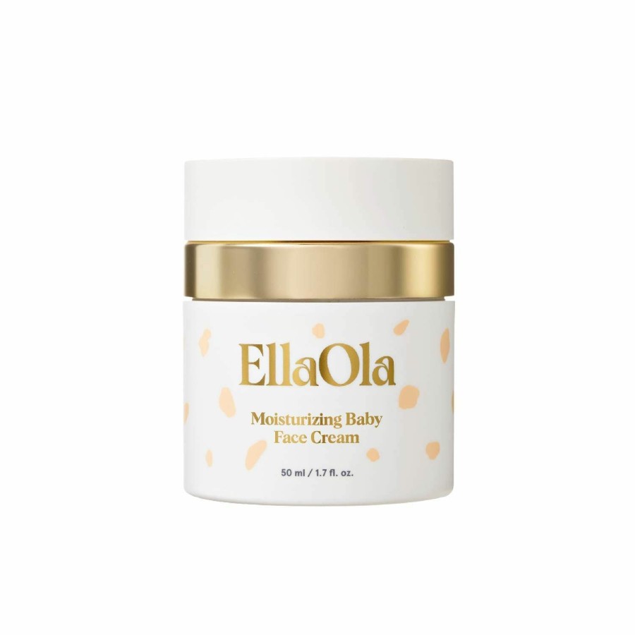 Baby ELLAOLA | Ellaola 96 Hour Deep Moisturizing Baby Face Cream For Dry, Eczema Prone & Sensitive Skin - Daily Organic Face Lotion Nourishes & Hydrates, Fragrance Free | 1.7 Fl. Oz.