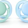 Baby Philips Avent | Philips Avent Ultra Air Pacifier, 0-6 Months, Blue/Green, 2 Pack, Scf244/20