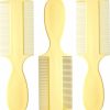 Baby Vakly | Fine Tooth Comb [Pack Of 3] Double Sided Fine Teeth Baby Comb And Extra Fine Rounded Teeth For Newborn Babies And Infants With Cradle Cap And Adults With Dandruff And Lice