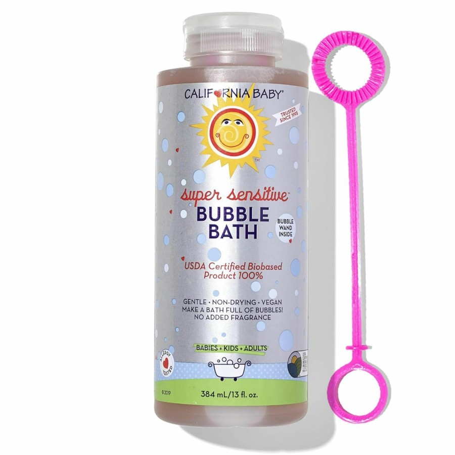 Baby California Baby | California Baby Bubble Bath, Fragrance Free, Super Sensitive 13 Fl Oz (390 Ml)