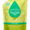 Baby Puracy | Puracy Shampoo & Body Wash For Children - Perfect Skin, Pure Ingredients - With 12 Fruit & Vegetable Extracts For Silky Smooth Skin, Gentle Citrus Grove Aromas, 98.8% From Mother Nature (12 Oz, 2-Pk)