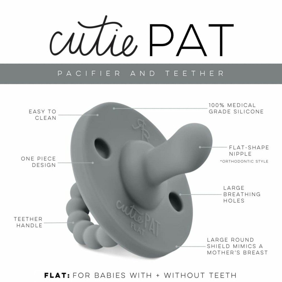 Baby Ryan & Rose | Ryan & Rose Cutie Pat Pacifier Teether (Stage 1, Pink)