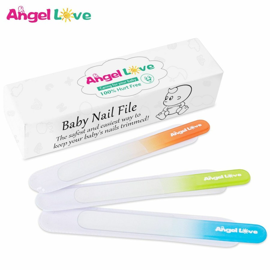 Baby Angel Love | Baby Nail File, 3 Pack, Emery Board Glass, Crystal, Set For Newborns, Toddlers, Infant, Babies & Young Children, New Moms & Baby Shower,Zjc1