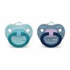 Baby NUK | Nuk Orthodontic Pacifiers, Boy, Blue, 18-36 Month (Pack Of 2)