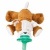 Baby Nookums | Nookums Paci-Plushies Buddies - Retriever Pacifier Holder - Adapts To Name Brand Pacifiers, Suitable For All Ages, Plush Toy Includes Detachable Pacifier