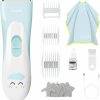 Baby Eanceil | Baby Hair Clippers, Ceramic Blade Electric Kids Hair Trimmer, Ultra-Quiet Cordless Rechargeable Waterproof Haircut Kit For Kids & Adult