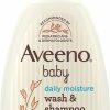 Baby Aveeno Baby | Aveeno Baby Daily Moisturizing 2-In-1 Body Wash & Shampoo With Shea Butter & Oat Extract Gently Cleanses Sensitive Skin & Scalp, Gentle Coconut Scent, 12 Fl. Oz