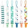 Baby OnlyBP | Onlybp Set 6 Baby Pacifier Holder Clip - Pacifier Clip For Boys And Girls Fits For Most Pacifiers - Protects Your Baby - Binkie Styles & Baby Teethers & Toys And Gift