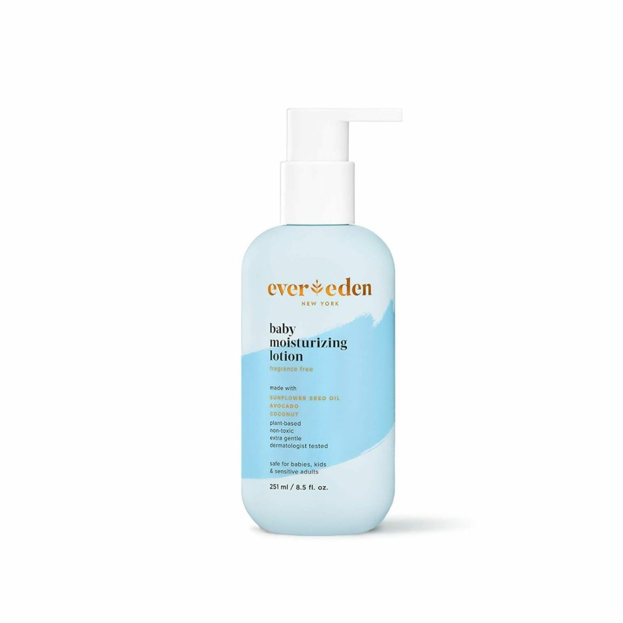 Baby Evereden | Evereden Baby Moisturizing Lotion: Fragrance Free 8.5 Fl Oz. | Clean And Natural Baby Lotion | Non-Toxic And Fragrance Free | Plant-Based And Organic Ingredients