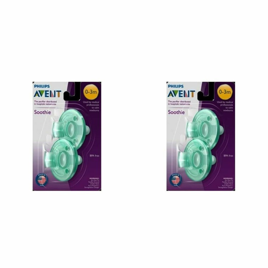 Baby PHILIPS | Philips Avent Soothie Pacifier, Green, 0-3 Months, 2 Count