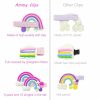 Baby AMMY | Ammy Hair Clip For Toddler Girls, 22 Pcs Candy Hair Clips Kids Cute Vanellope Hair Accessories Rainbow Cupcake Barrettes Hair Pins For Kids Girl (Box Package)