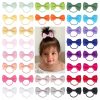 Baby Ronger2000 | Baby Hair Ties With Bows For Toddler - 2 Inch Elastic Ponytail Holders Small Hair Ties For Baby Girls Infants Hair Accessories 40 Pieces