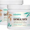 Baby Mambino Organics | Organic Colloidal Oatmeal Bath Soak 2-Pack Oatmeal Powder For Dry, Irritated, Itchy Skin Relief Cruelty-Free, Vegan Handmade Bath Products For Adults Bath, Kids Bath, Baby Bath By Mambino Organics