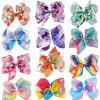 Baby JOYOYO | Joyoyo 40Pcs 4.5\" Hair Bows Alligator Clips Grosgrain Ribbon Big Bows Clips For Girls Toddlers Kids Children 20 Colors In Pairs