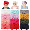 Baby Cinaci | Cinaci 12 Pack Oversized Colorful Solid Stretchy Nylon Headbands With Big Bow Large Knot Hair Bows Soft Elastic Hair Bands Hair Accessories Wide Headwraps For Newborn Baby Girls Infants Toddlers Kids